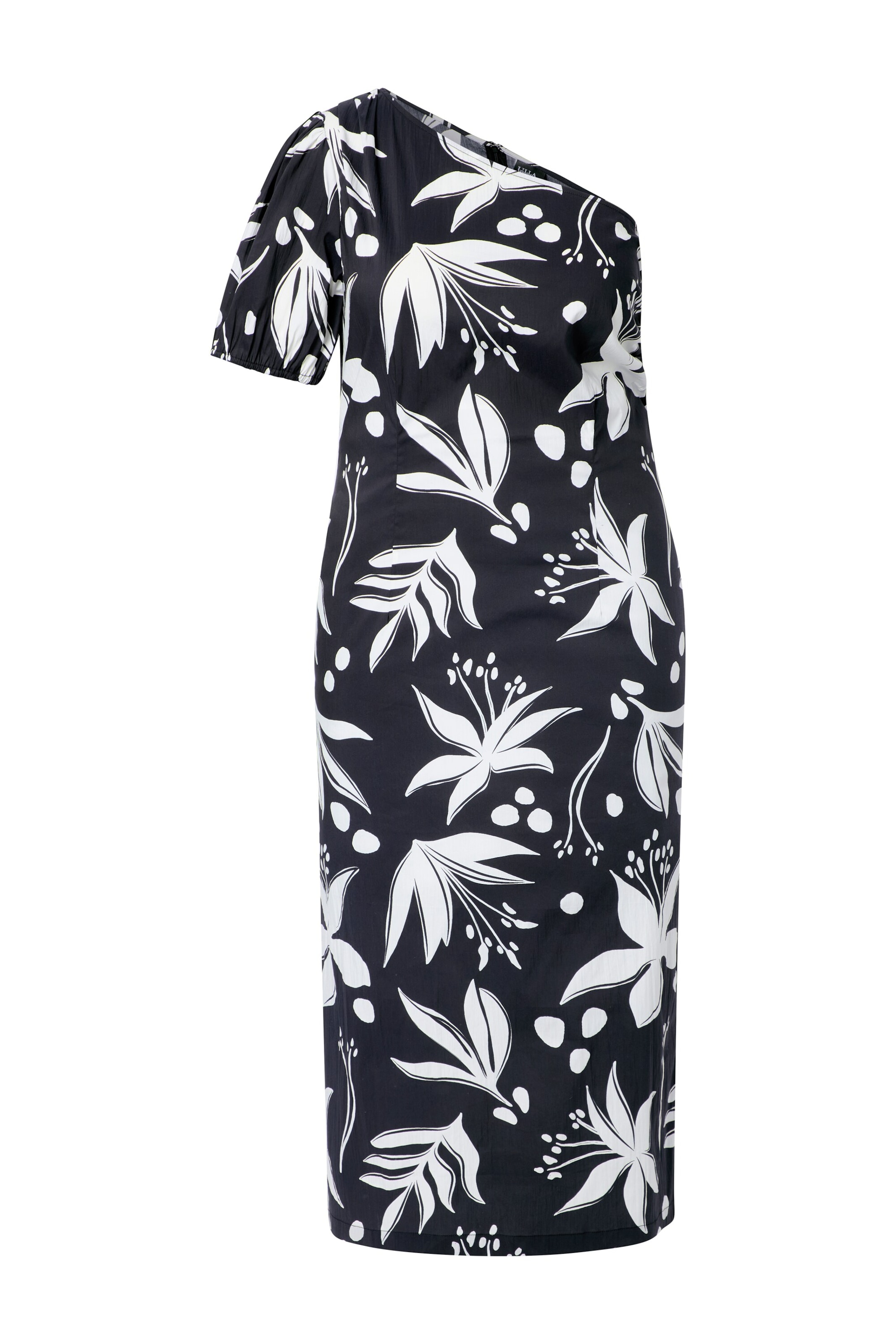 Ulla Popken Kleid in Schwarz: Vorderseite