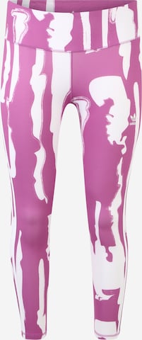 ADIDAS ORIGINALS Skinny Legíny – fialová: přední strana