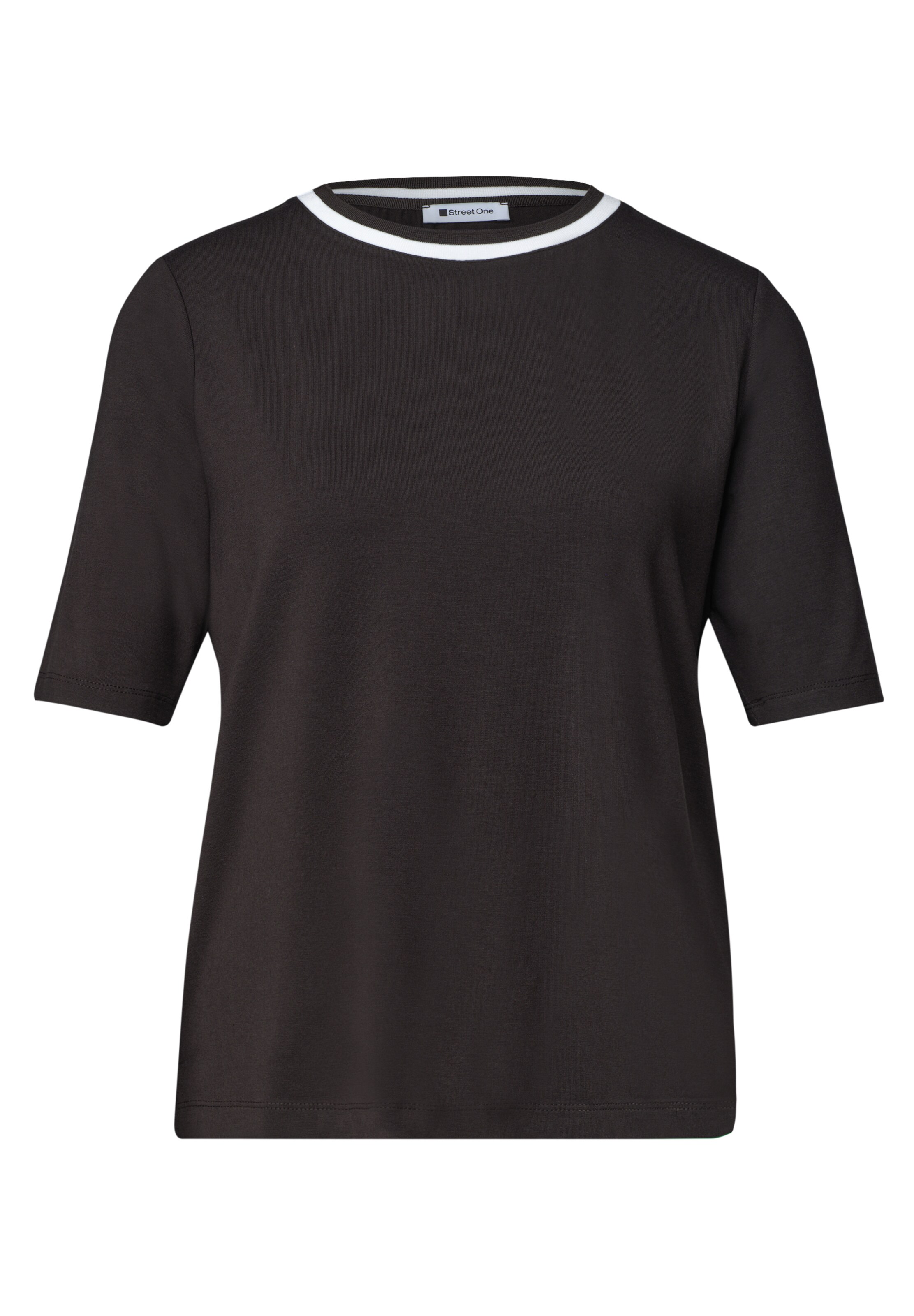 STREET ONE Shirt in Brown: front