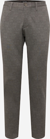 Pantalon chino 'MARK' Only & Sons en gris : devant