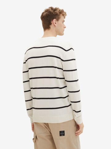 TOM TAILOR Pullover in Beige