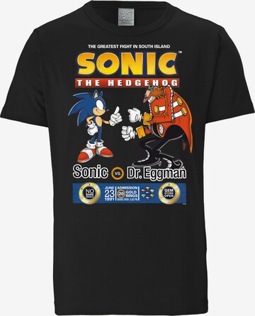 LOGOSHIRT T-Shirt 'Sonic' in Mischfarben: predná strana