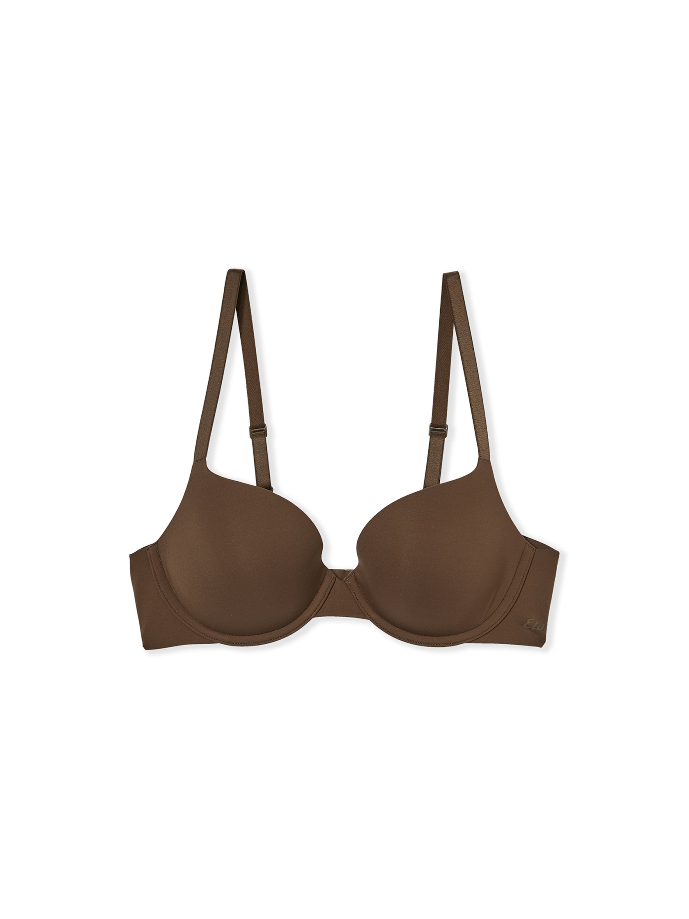 Classico Reggiseno 'Pure Invisible' di ETAM in marrone: frontale