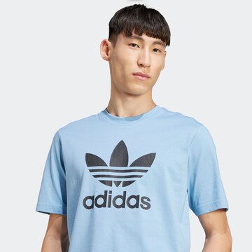 ADIDAS ORIGINALS Тениска 'Adicolor Trefoil' в синьо