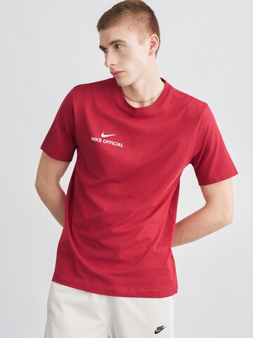 Nike Sportswear - Camiseta 'OFFICIAL' en rojo