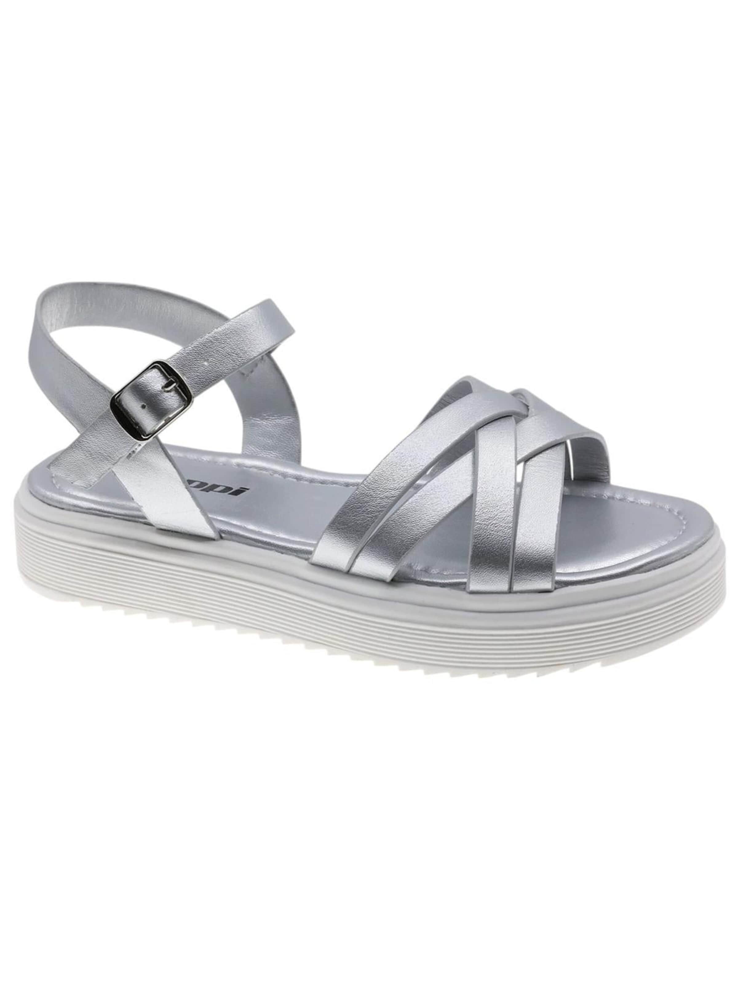 Beppi Sandals in Silver: front