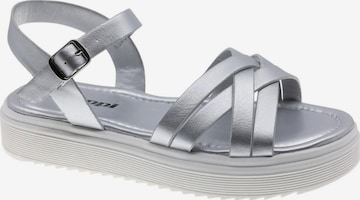 Beppi Sandale in Silber: Vorderseite