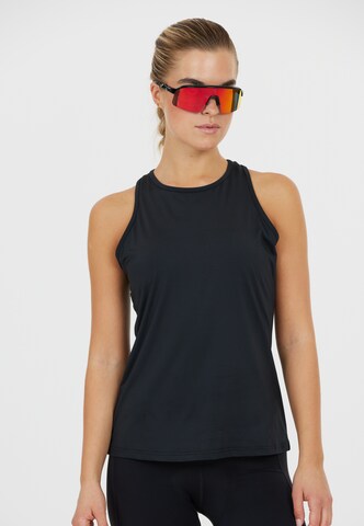 ELITE LAB Sports Top 'LAB' in Black: front