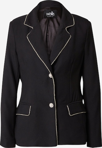 Wallis Blazer in Black: front