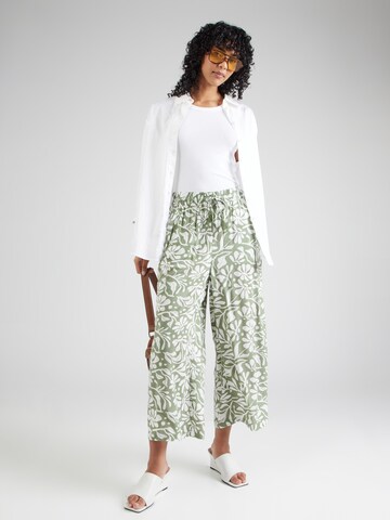 Wide Leg Pantalon Sublevel en vert