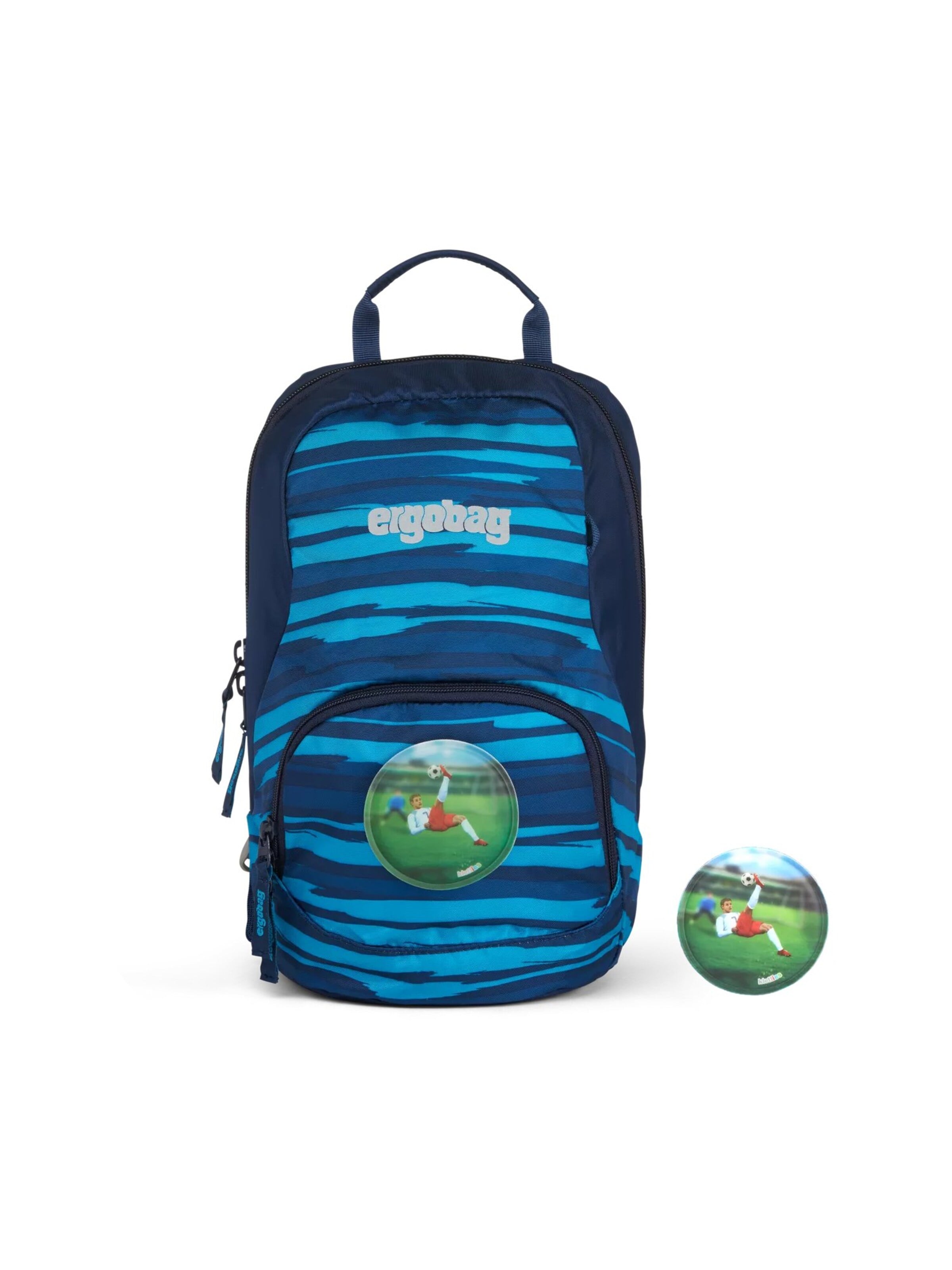 ergobag Backpack 'Kinderrucksack Ease Small' in Blue: front