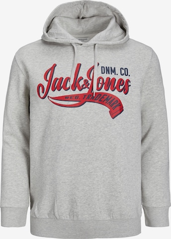 Felpa di Jack & Jones Plus in grigio: frontale