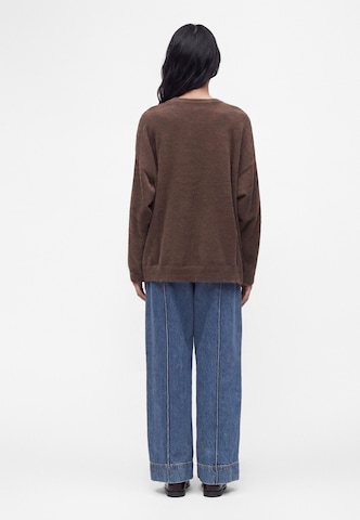 AMERICAN VINTAGE - Pullover oversized 'SAPOWOOD' em castanho