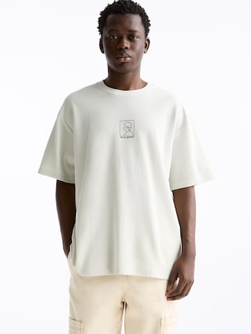 Pull&Bear T-Shirt in Grau: predná strana