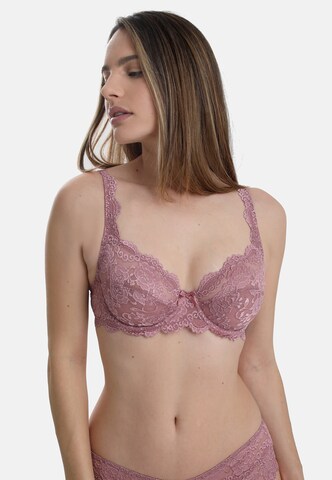 Triangle Soutien-gorge 'CLASSIC LACE' sassa en rose