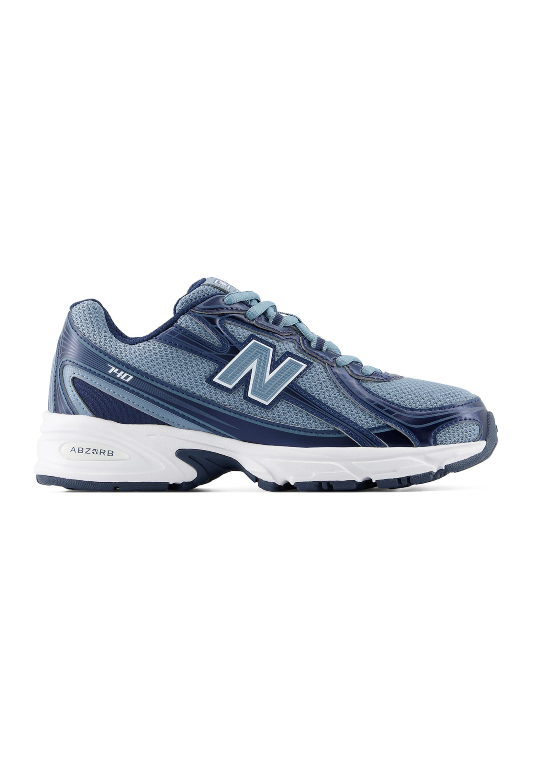 Sneaker '740' de la new balance pe albastru: față