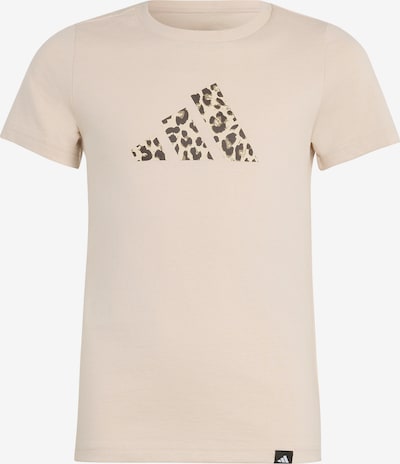 ADIDAS SPORTSWEAR Paita 'Junior Girls Animal Print Graphic' koossa 116 värissä beige / taupe / antrasiitti, Tuotenäkymä