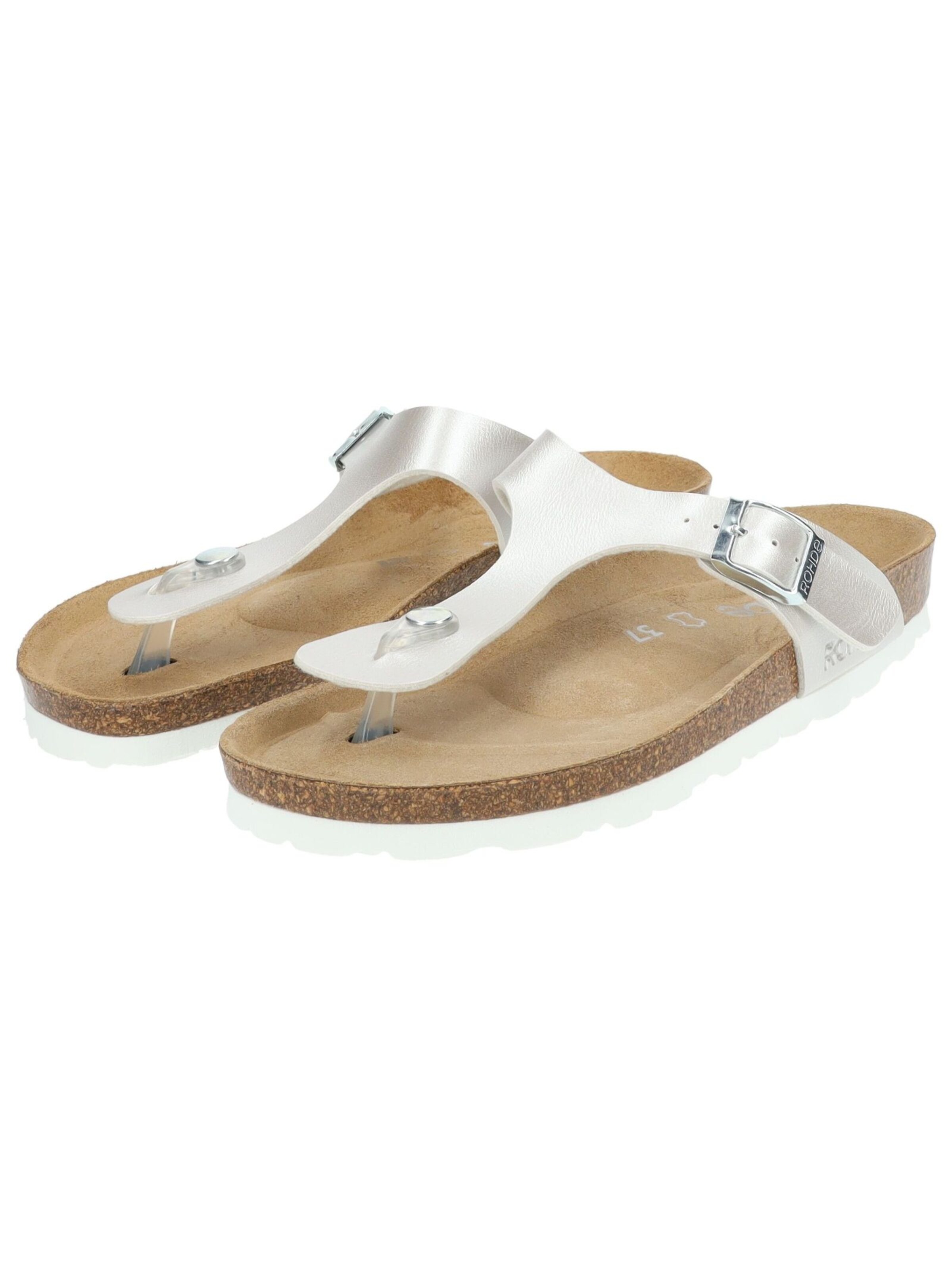 ROHDE Zehentrenner in Weiß