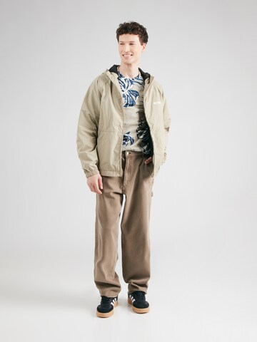 INDICODE JEANS Футболка 'INTribe' в Серый