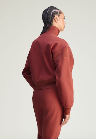 ADIDAS BY STELLA MCCARTNEY Sports sweat jacket 'Knitted Track' in Brown