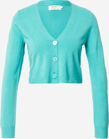 ONLY Knit cardigan 'SUNNY' in Green: front