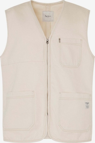 Gilet 'ELM' Pepe Jeans en blanc : devant