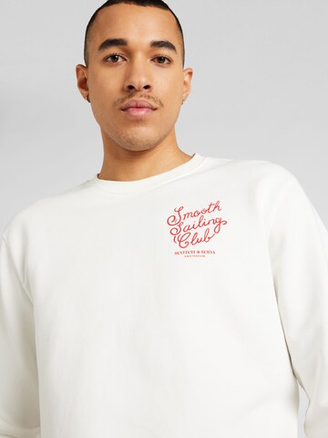 Sweat-shirt SCOTCH & SODA en blanc