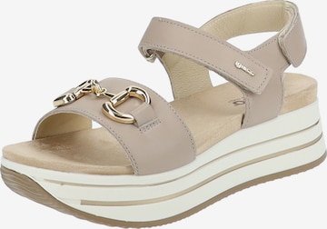 Sandales IGI&CO en beige : devant