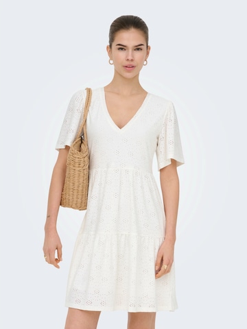 ONLY Φόρεμα 'ONLSMILLA' σε λευκό: μπροστά