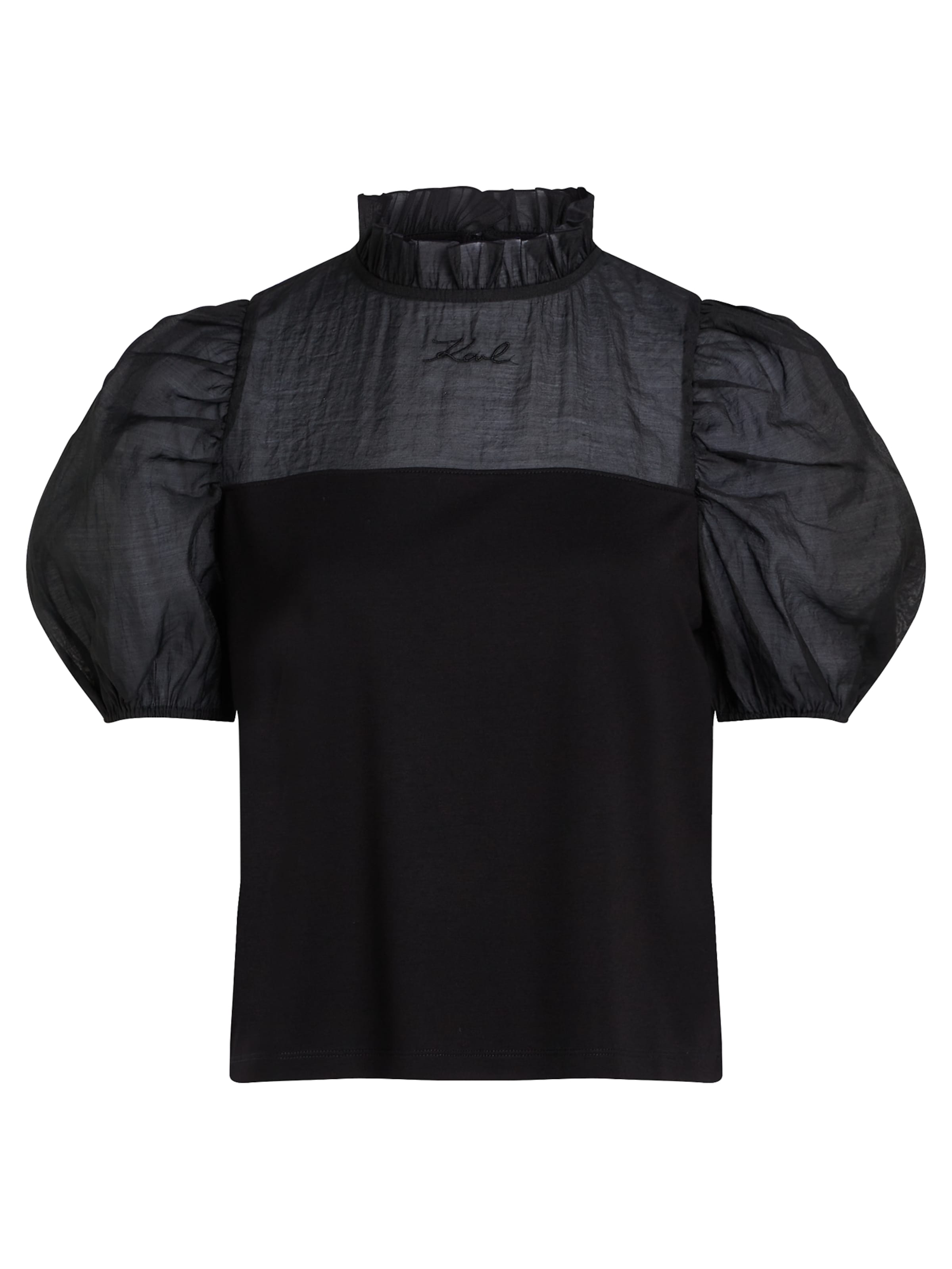 Karl Lagerfeld Топ в черно: отпред