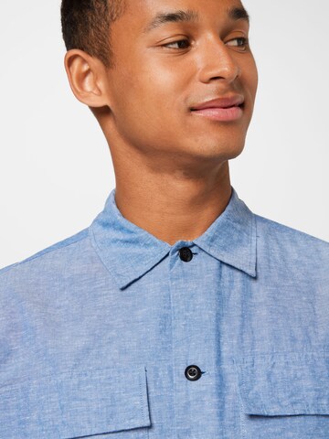SELECTED HOMME Regular fit Button Up Shirt 'BERLIN' in Blue