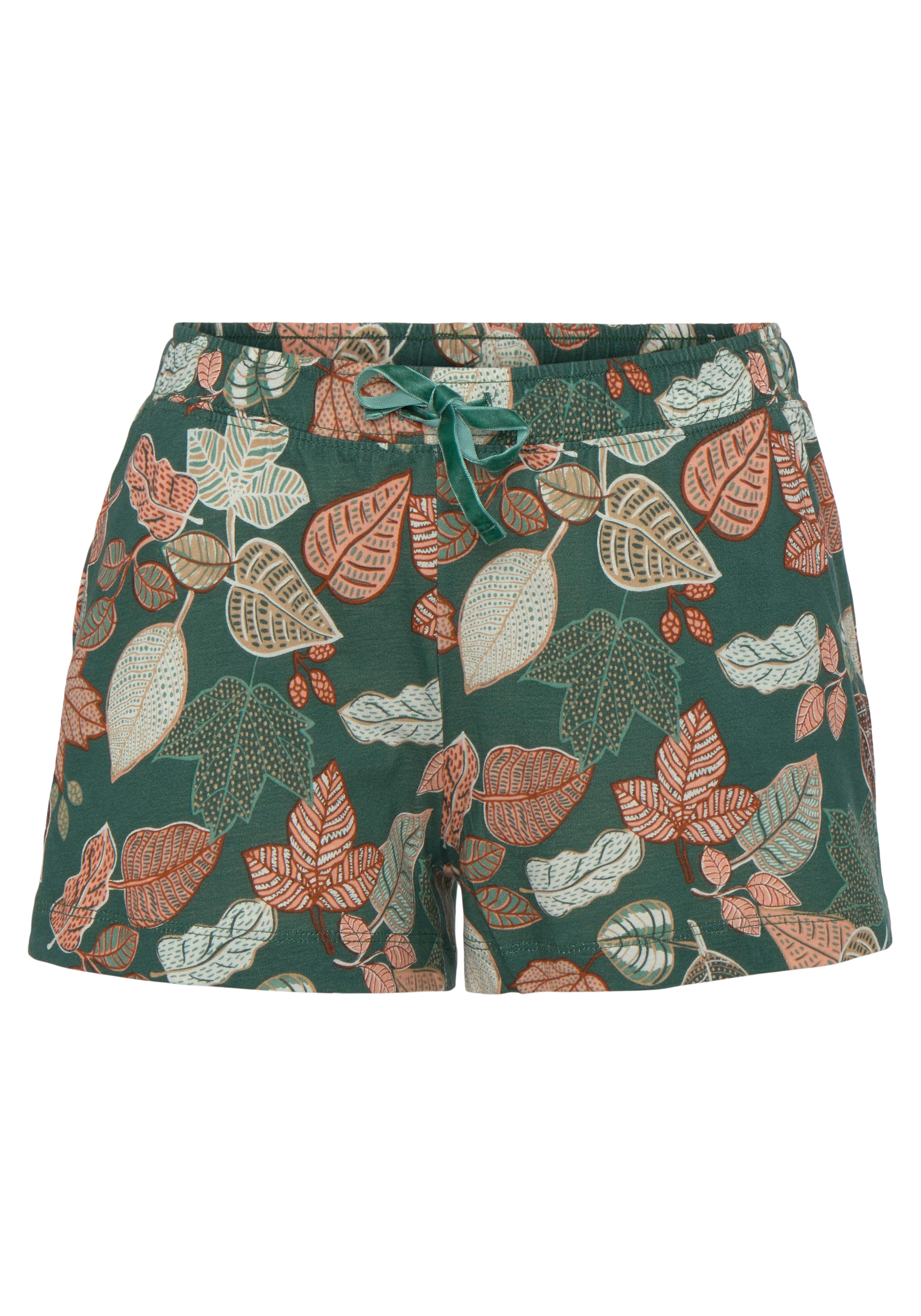 VIVANCE Пижамные штаны в Зеленый: спереди