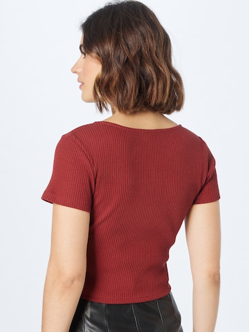 LEVI'S ® Top 'Short Sleeve Rach Top' in Rot