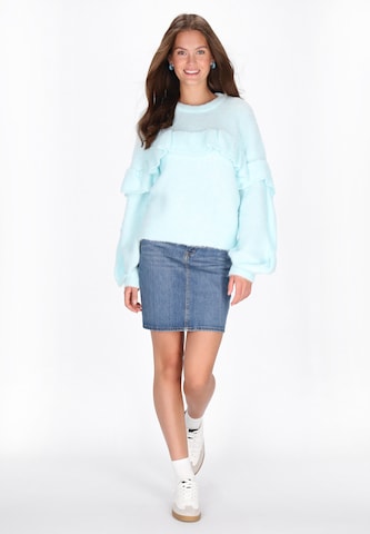 MYMO Trui 'Young Fashion' in Blauw