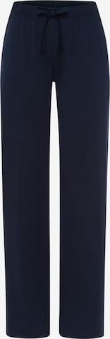 Hanro Loose fit Pants ' Natural Wear ' in Blue: front