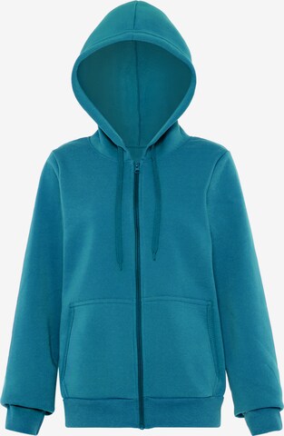 NALLY Sweatjacke in Blau: predná strana