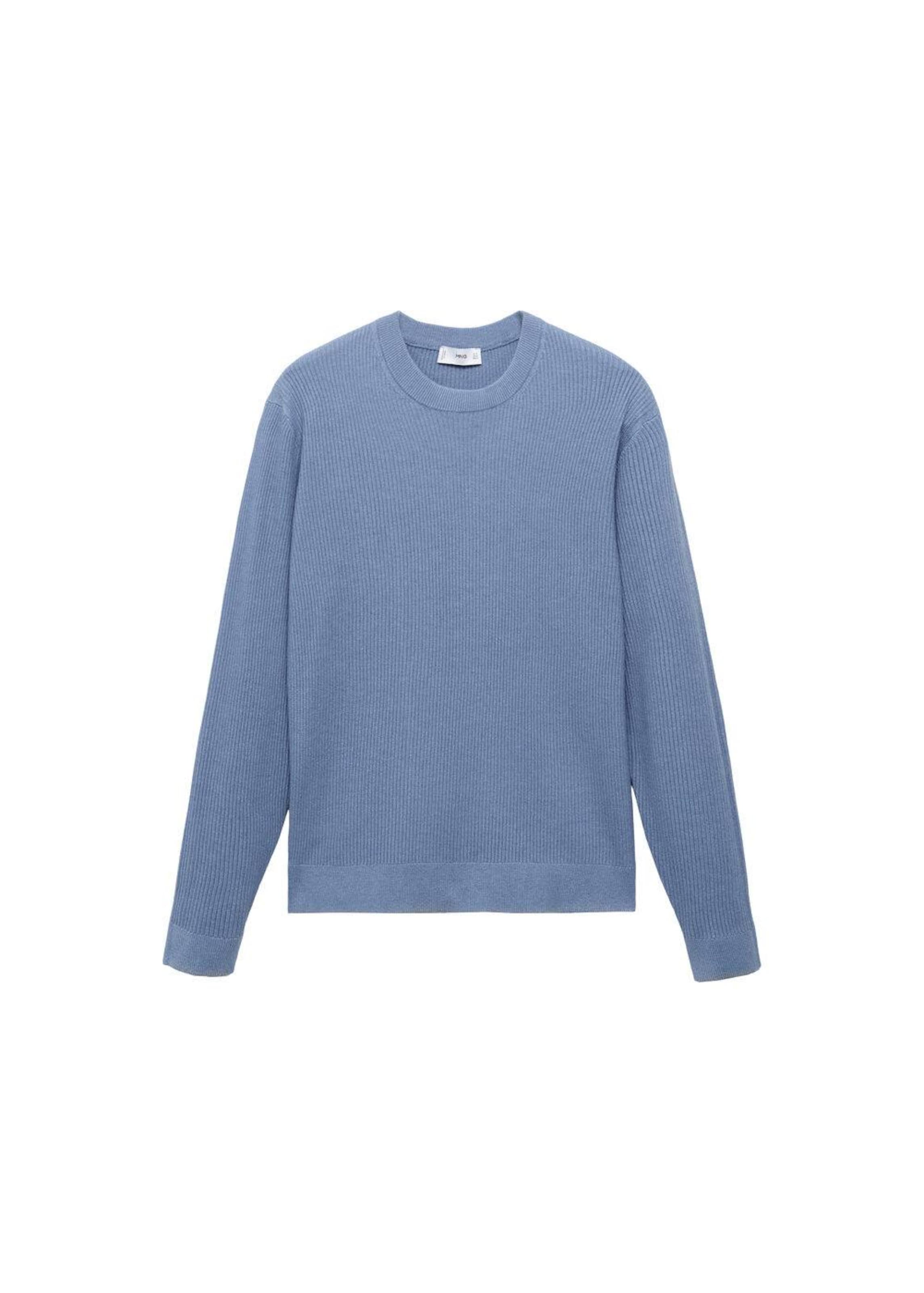 MANGO MAN Pullover 'Antigua' in Blau: Vorderseite