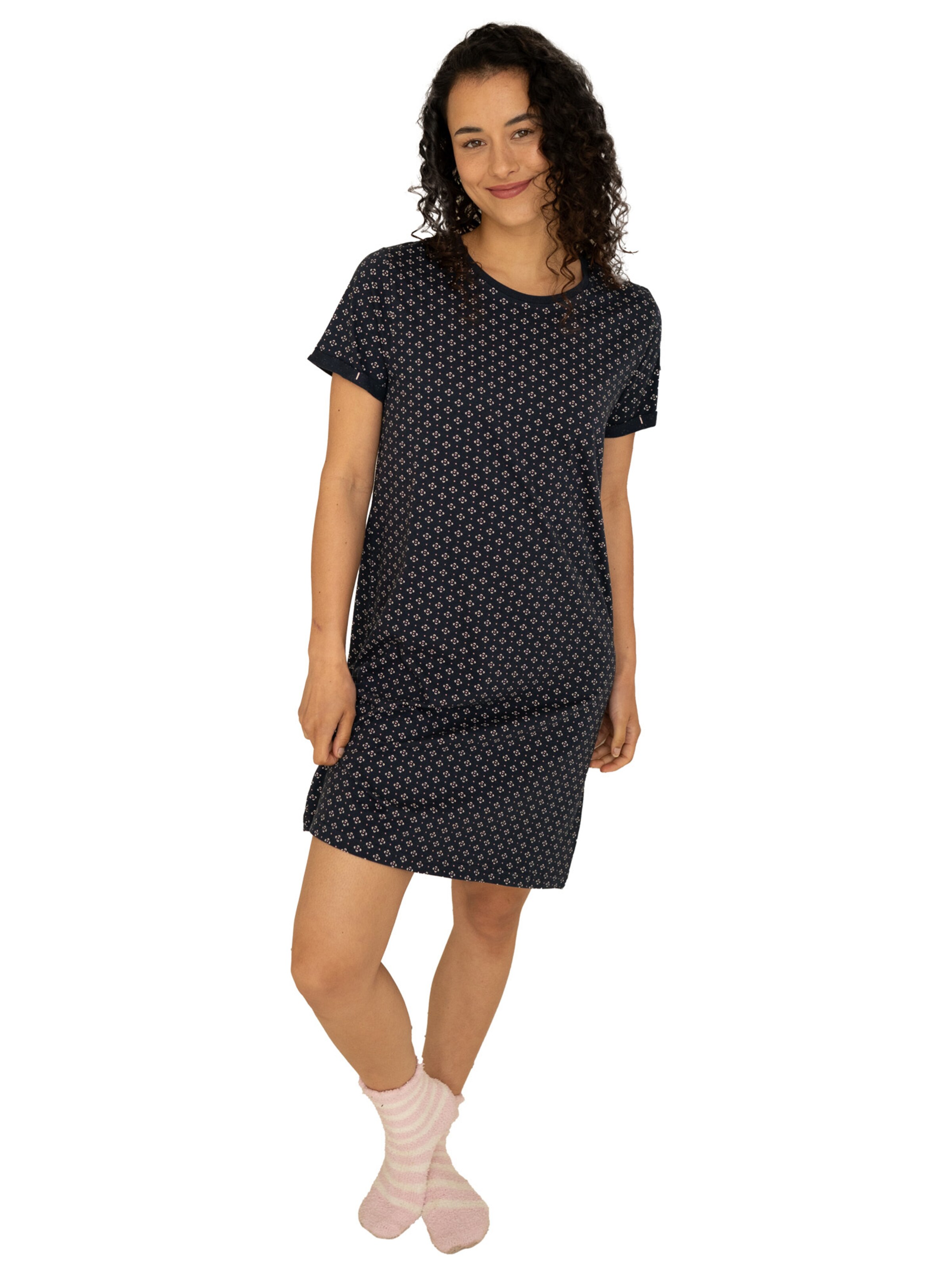 By Louise Sleepshirt ' Classic ' in Mischfarben: Vorderseite