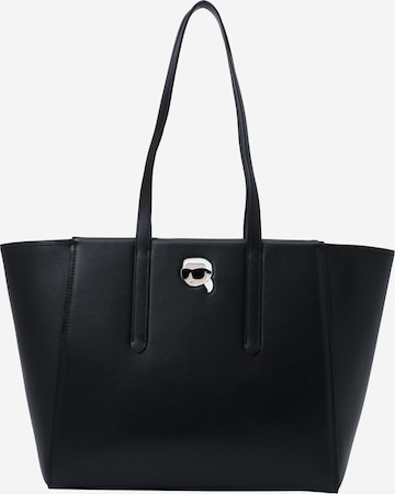 Karl Lagerfeld Shopper táska 'Ikonik 2.0' - fekete: elől