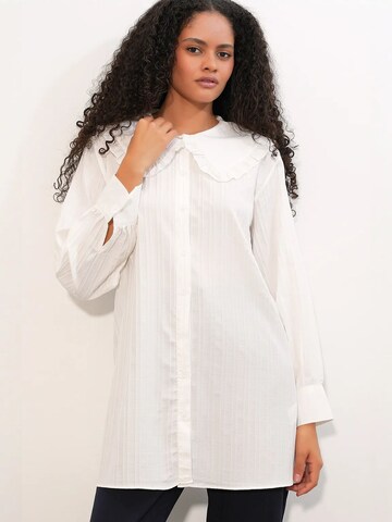 Camicia da donna di Bigdart in bianco: frontale