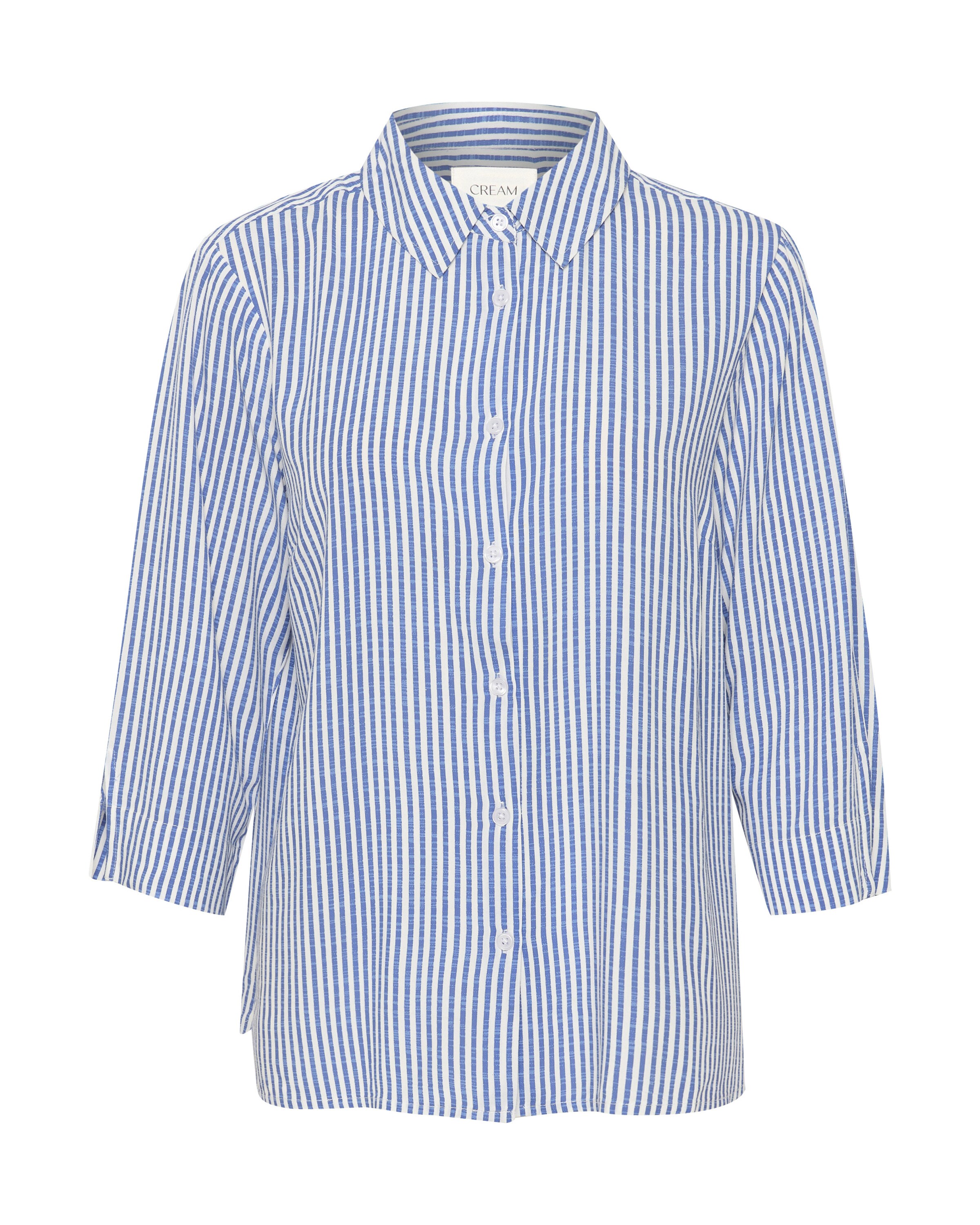 Cream Bluse 'Tiah' i blå: forside