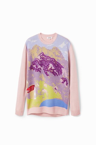 Desigual Sweater 'M. Christian Lacroix' in Pink