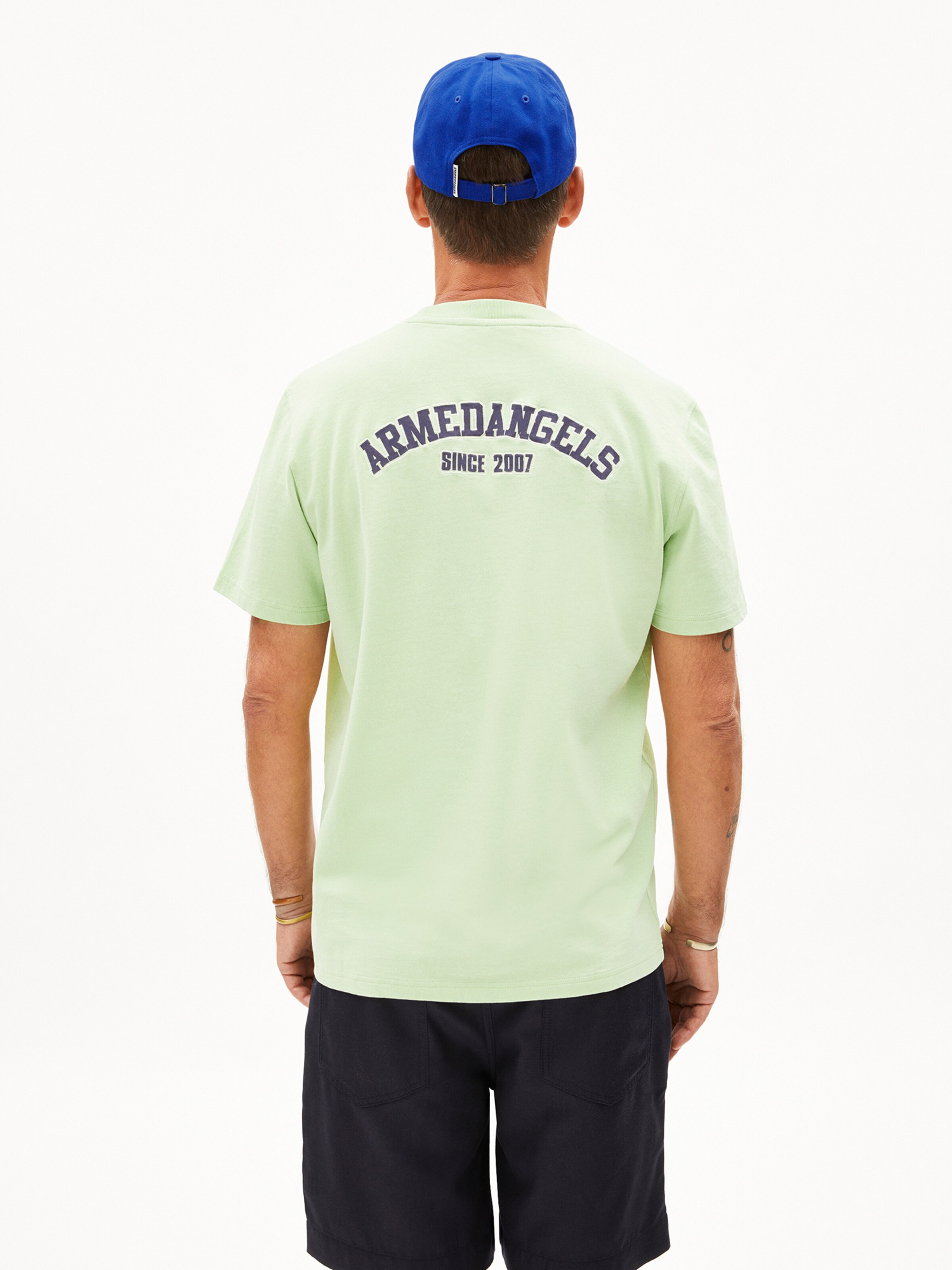 ARMEDANGELS T-Shirt MAARKOS ARMEDANGELS in Grün: Vorderseite