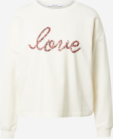 ABOUT YOU Sweatshirt 'Valentine' i vit: framsida