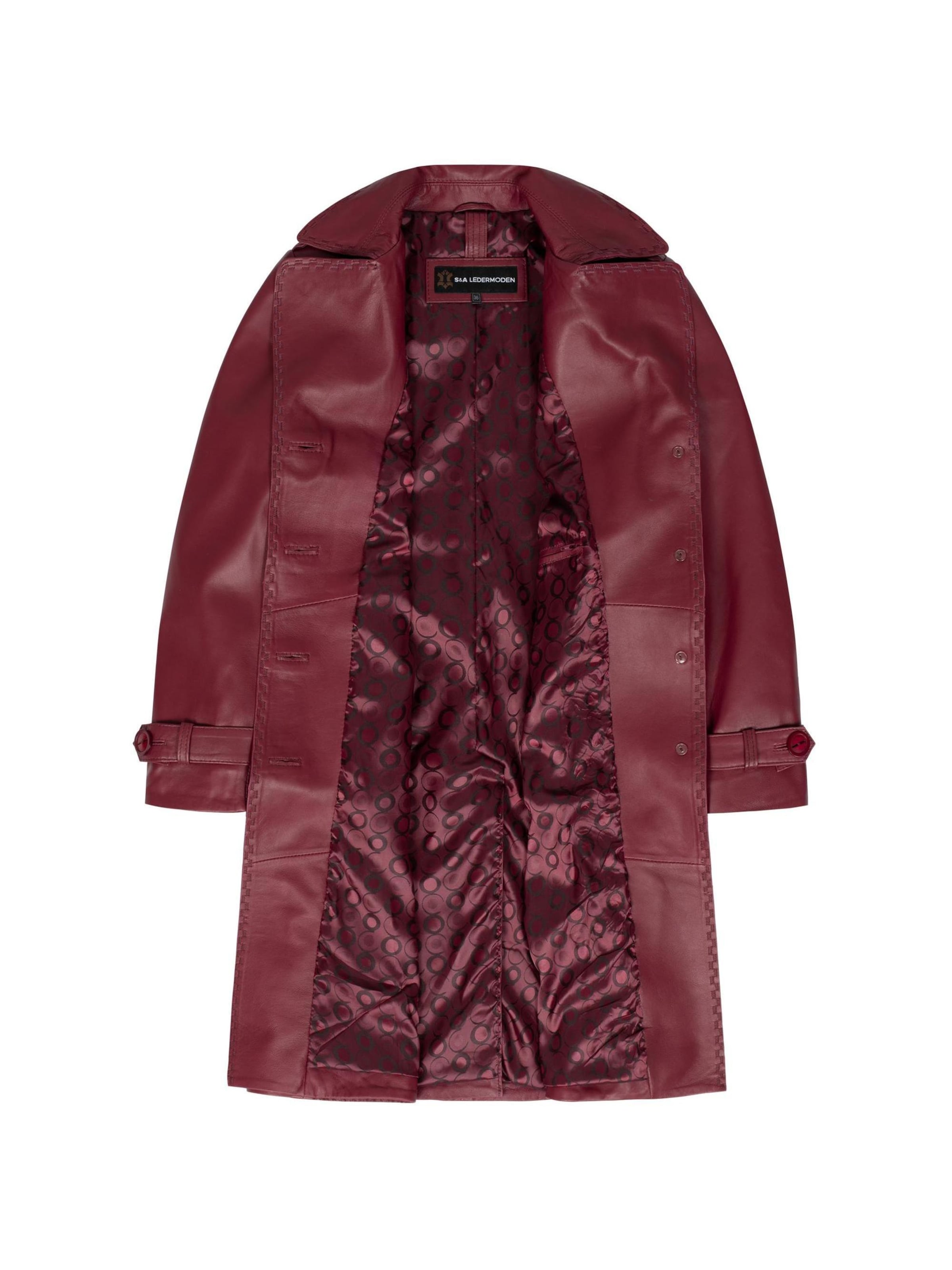 Mouflon Between-Seasons Coat 'Camila' in Red