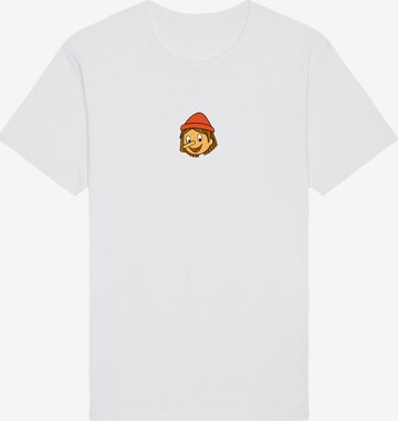 T-shirt 'Pinocchio' F4NT4STIC en blanc : devant