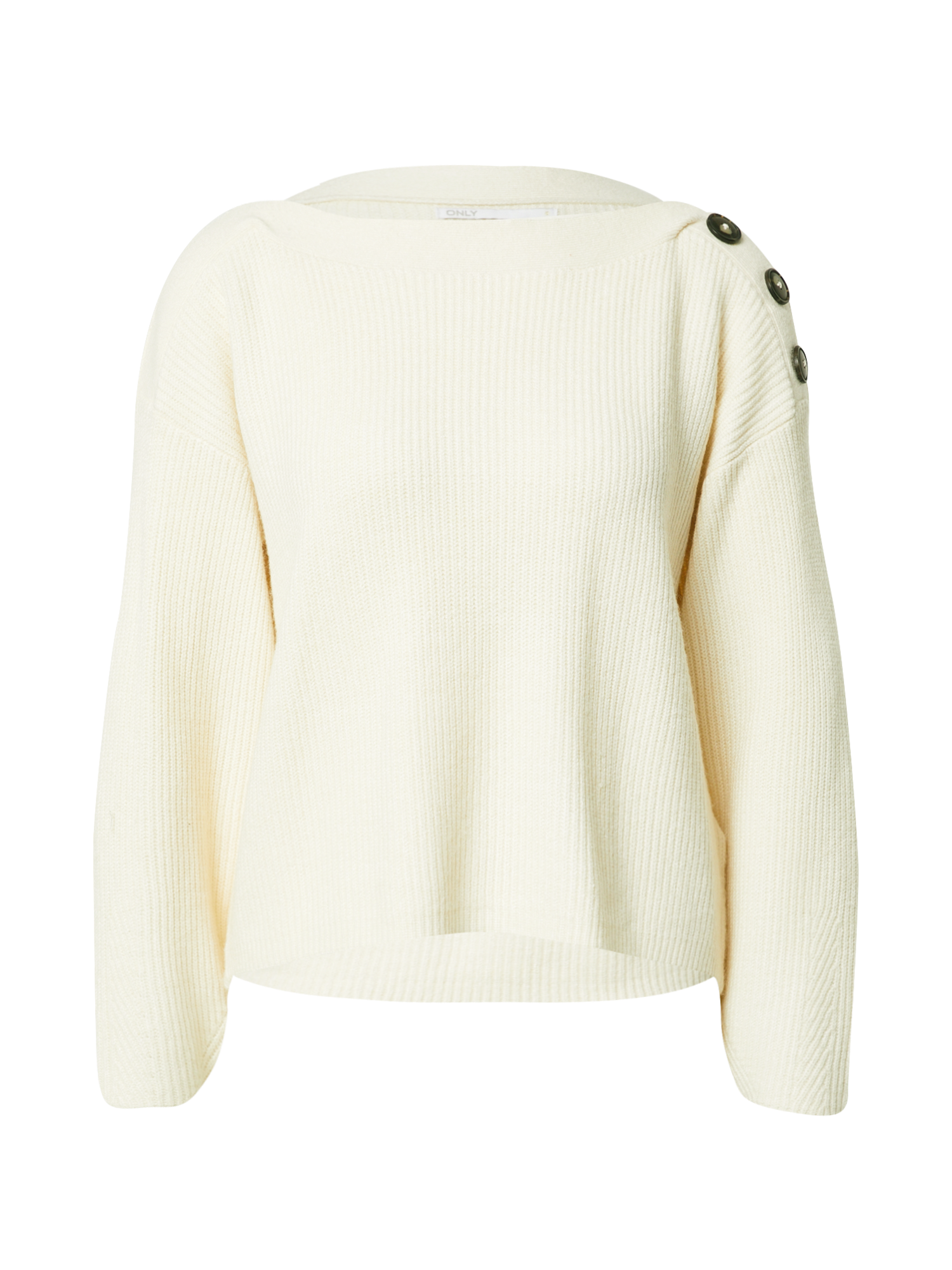 SzAyM Taglie comode ONLY Pullover KATIA in Bianco Lana 
