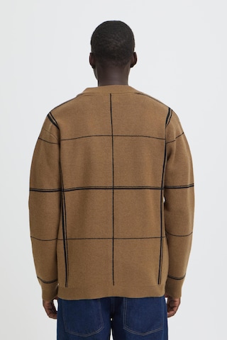 BLEND Strickjacke 'BHBRANKO' in Braun