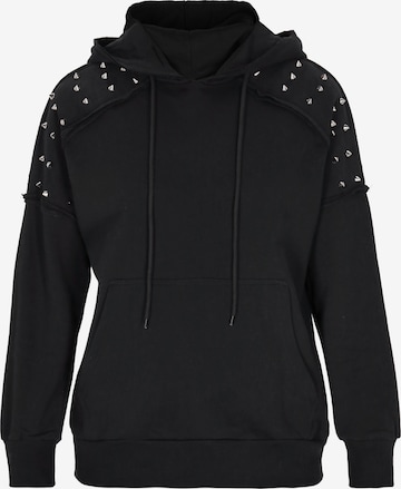 myMo ROCKS - Sudadera en negro: frente