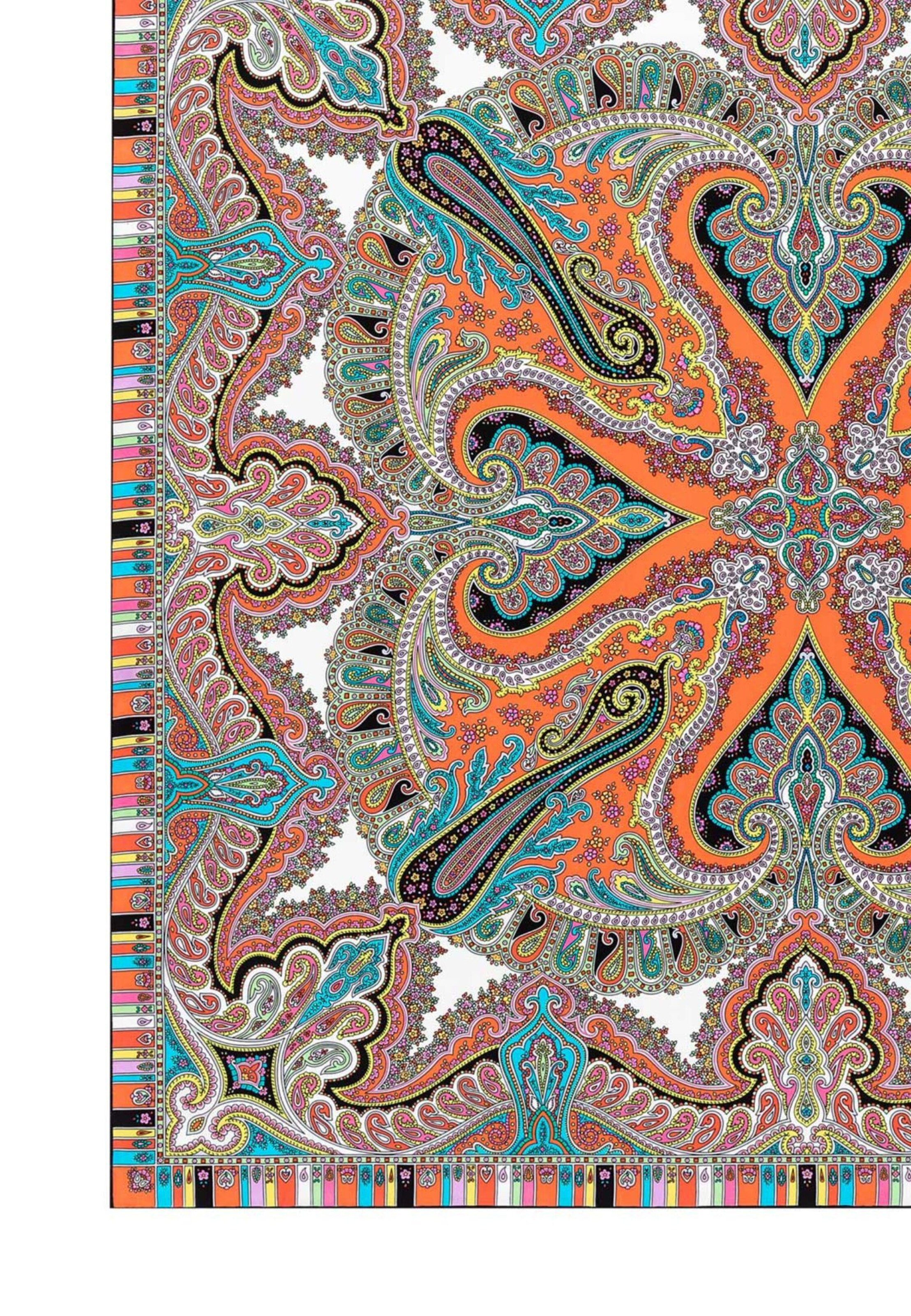 Roeckl Doek 'CIRCULAR ORNAMENT' in Gemengde kleuren